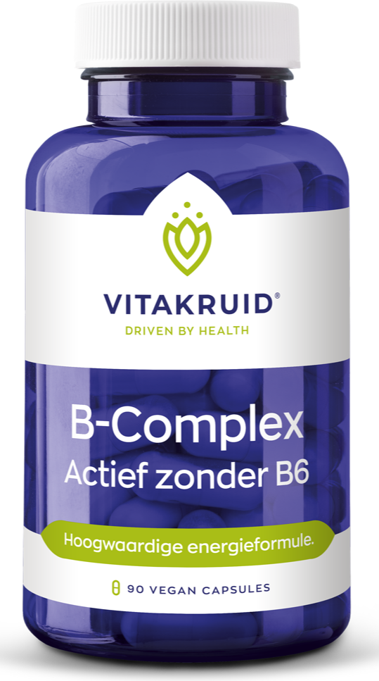 Vitakruid B-Complex Actief Zonder B6 90 vegancapsules