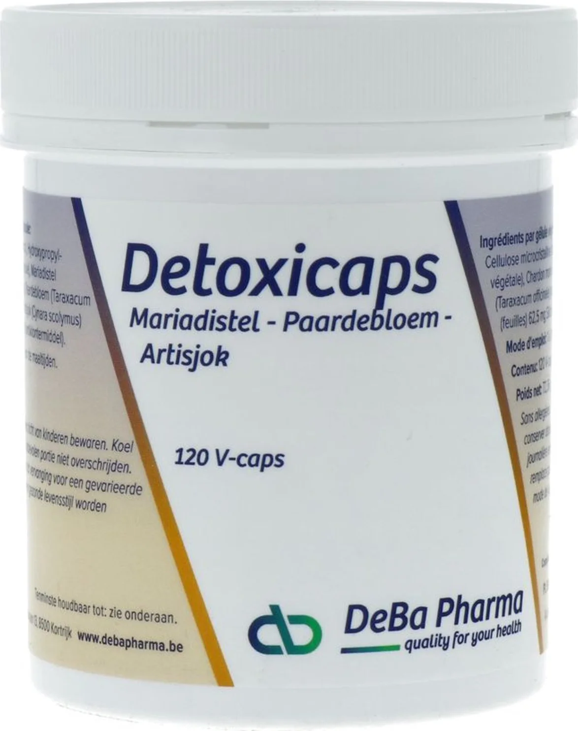 DeBa Pharma Detoxicaps Capsules 120VCP