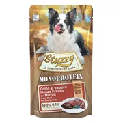 12x Stuzzy Hondenvoer Monoprotein Graanvrij Rund - Bosbes 150 gr