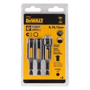 DeWALT DT7460 IMPACT Magnetisch zeskantdopset 8, 10, 13 mm