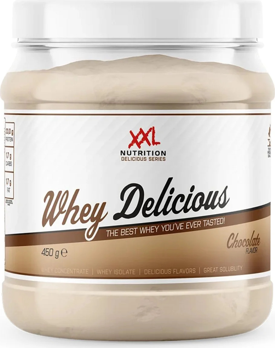 XXL Nutrition Whey Delicious Chocolade 450 gr