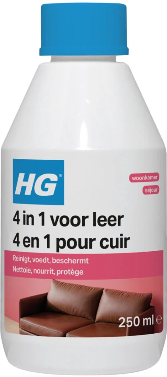 HG Woonkamer 4 in 1 Voor Leer 250ML