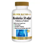 Golden Naturals Microbiotica 50 Miljard 60 vegacapsules
