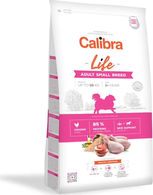 Calibra Life Hypoallergenic Adult Small Hondenvoer Kip & Rijst 6 kg