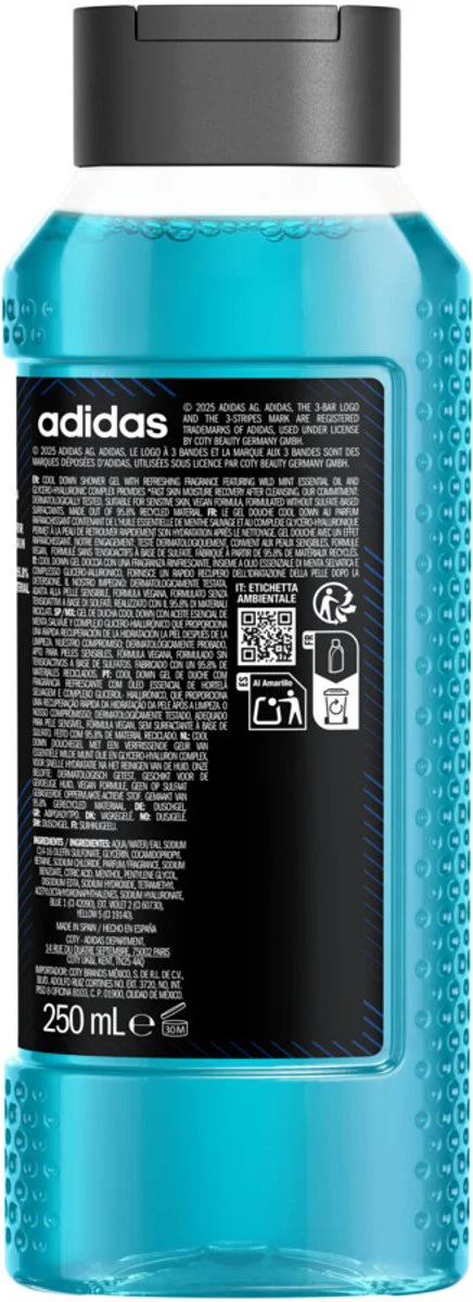 Adidas Shower Gel Active Skin & Mind Cool Down 250 ml