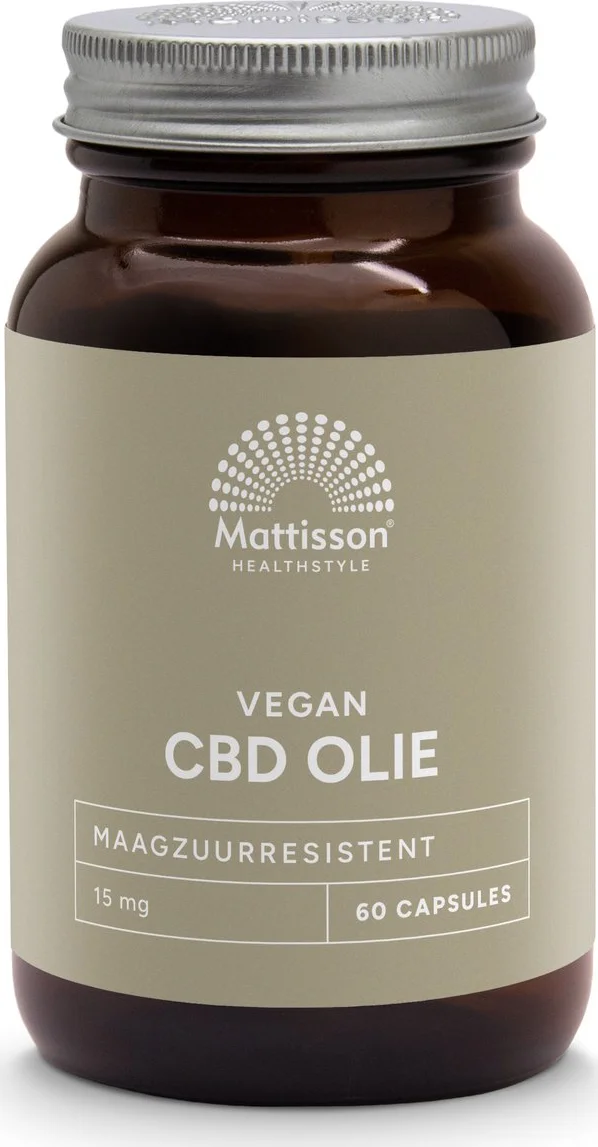 Mattisson HealthStyle CBD Olie 15mg Vegacaps 60VCP