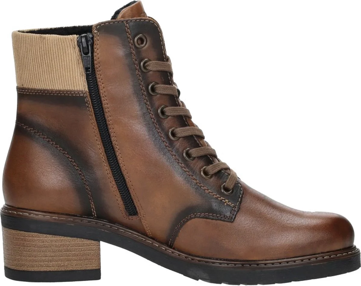 Remonte -Dames - cognac/caramel - laarzen - maat 38