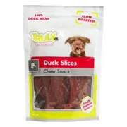 15x Truly Hondensnack Dog Slices Chew Duck 90 gr