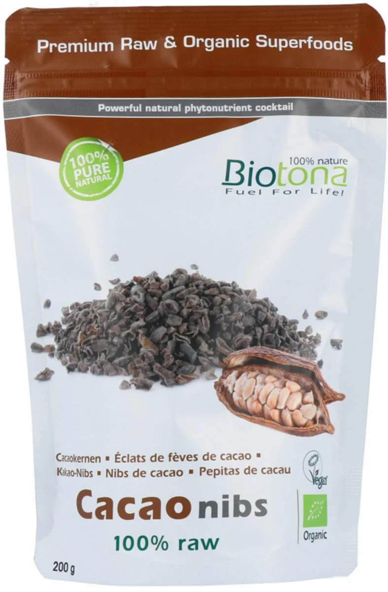 Biotona Cacao Nibs 100% Raw 200GR