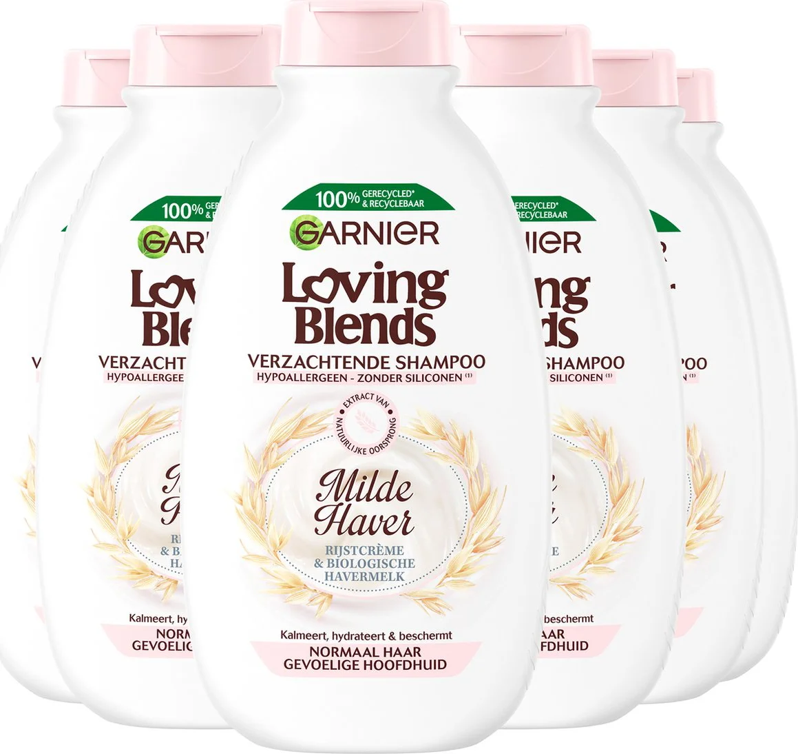6x Garnier Loving Blends Milde Haver Shampoo 300 ml