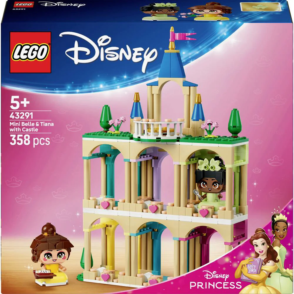 LEGO Disney Mini Belle en Tiana met kasteel 43291