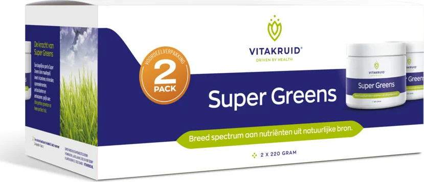 Vitakruid Super Greens 2-Pack 2 x 220 gr