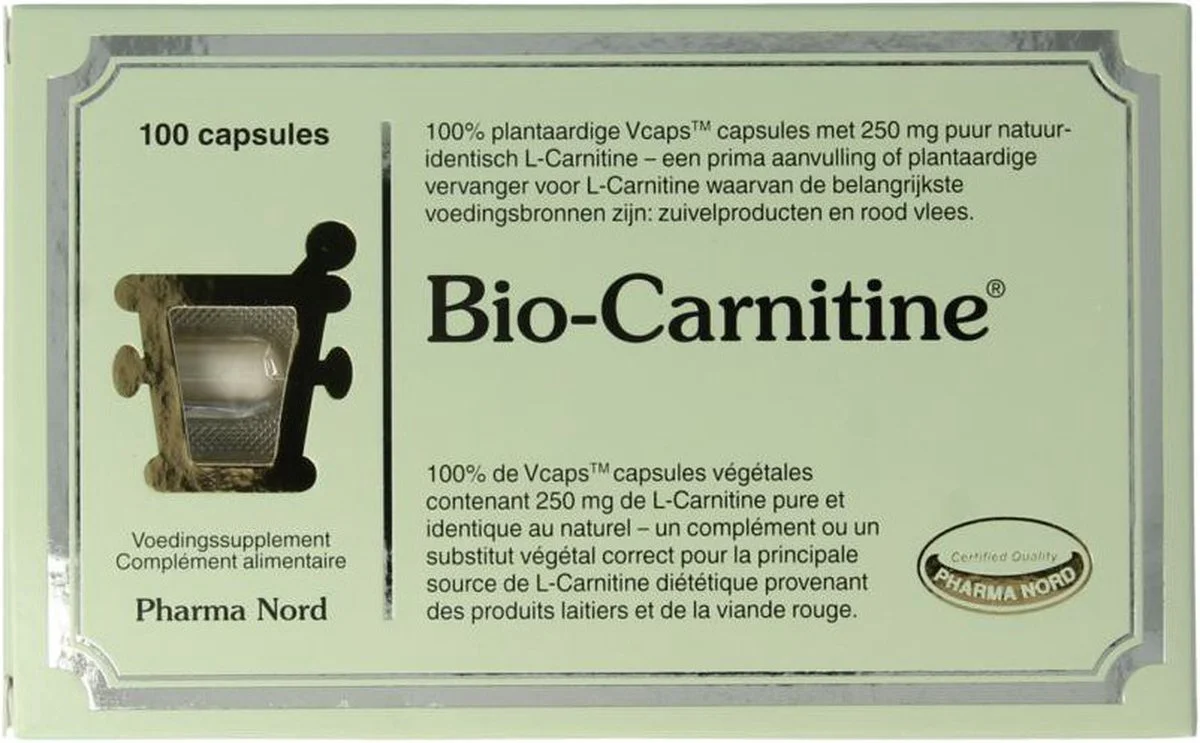 Pharma Nord Bio-Carnitine Capsules 100CP
