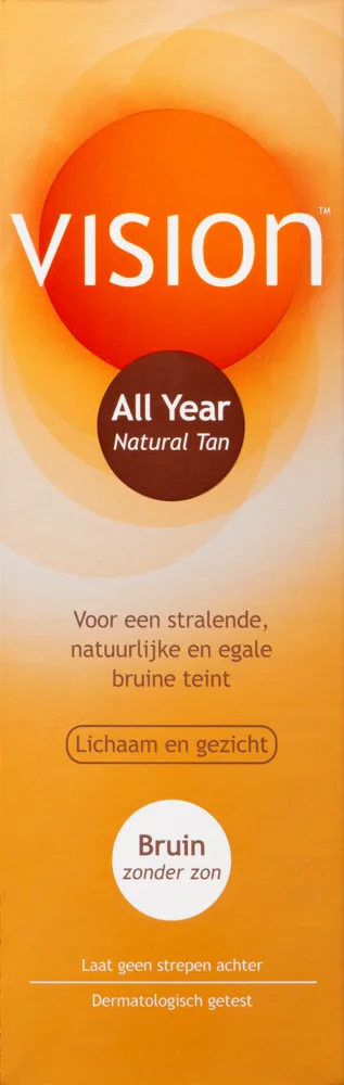 2x Vision All Year Natural Tan 150 ml