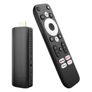 Elcostar Streaming Box Android TV Stick - 4K UHD & HDR - Chromecast ingebouwd - Android 12 - Android TV HDMI Stick - Android TV box Eenvoudig te installeren - Mediabox - iptv box - Inclusief HDMI kabel - zwart