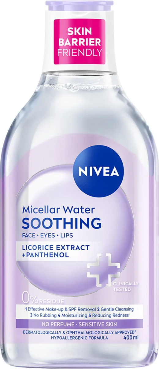 Nivea Soothing Micellair Water Parfumvrij 400ML