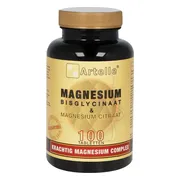 Artelle Magnesium Bisglycinaat & Citraat Tabletten 100TB