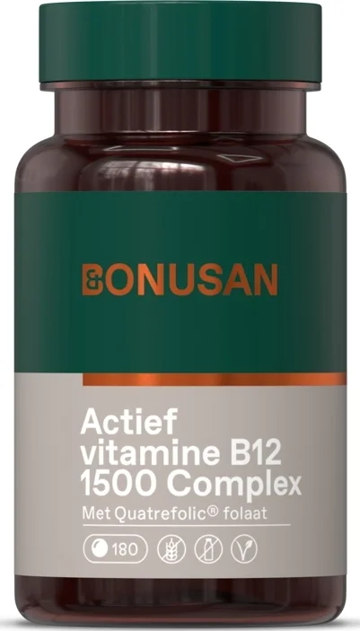 Bonusan Actief Vitamine B12 1500 Complex Tabletten 180TB