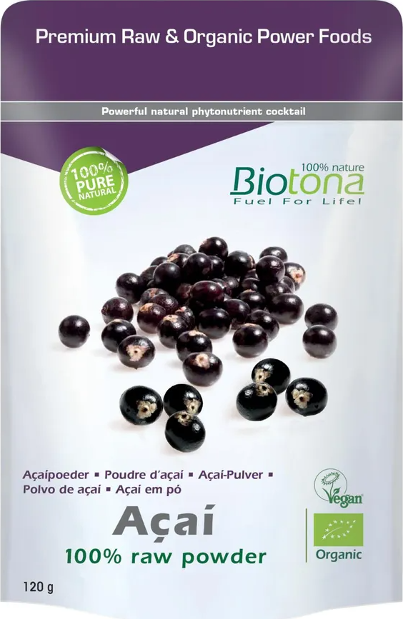 Biotona Bio Açaí Raw Poeder 120GR