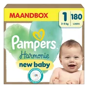 Pampers Harmonie Luiers Maat 1 (2-5kg) 180 stuks