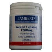 Lamberts Koreaanse Ginseng 1200mg Tabletten 60TB