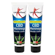 2x Lucovitaal Creme Huidwonder Hennep CBD 100 ml