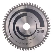 Bosch Professional Cirkelzaagblad PRO Multi Material | Ø 210 x 2,4 x 30mm 54T - 2608640511