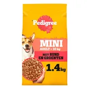 4x Pedigree Adult Hondenbrokken Mini Rund 1,4 kg