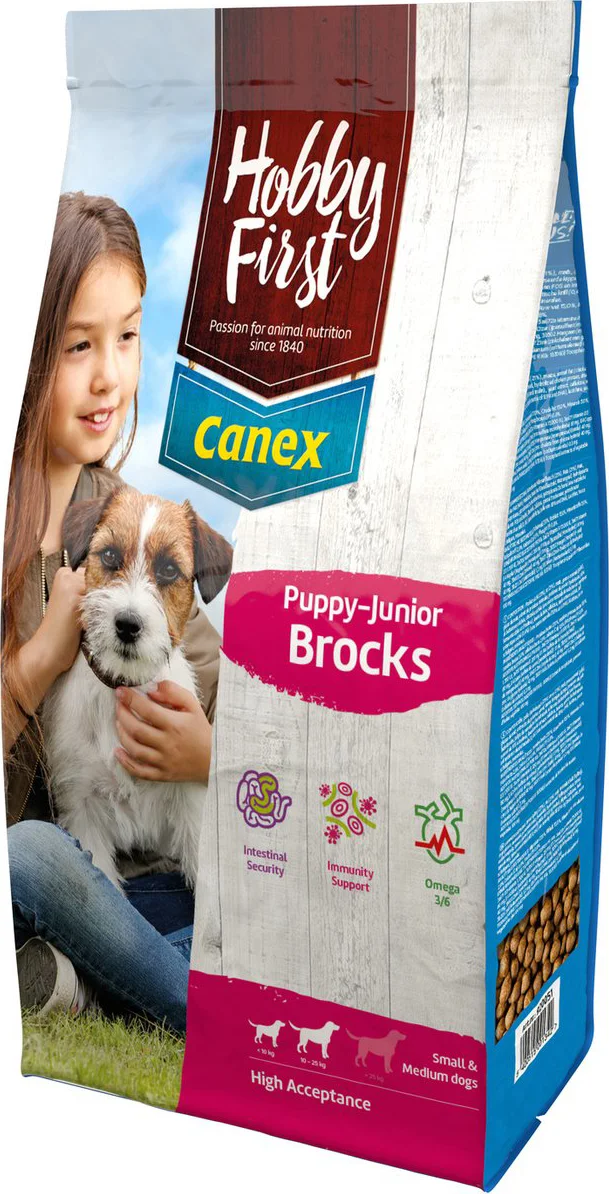 HobbyFirst Canex Hondenvoer Puppy - Junior Brocks 12 kg