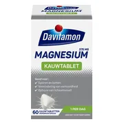 2x Davitamon Magnesium Kauwtablet 60 tabletten