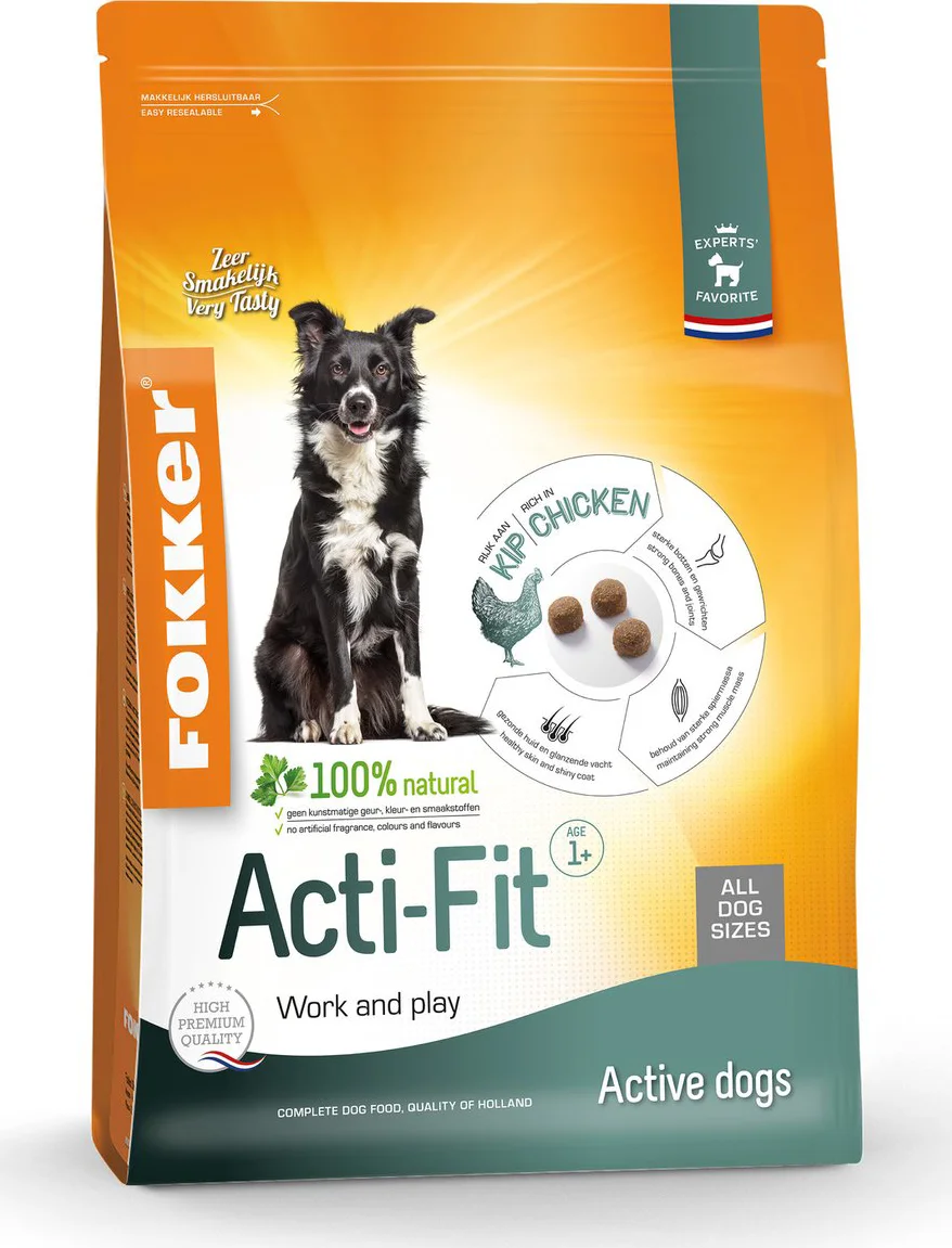 Fokker Acti Fit Hondenvoer 13 kg