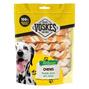 15x Voskes Hondensnack Spiralen Runderhuid & Kip 20 stuks