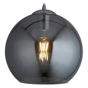Searchlight Balls rookglas - Hanglamp - 1 Lichts - Smoke - Glasbol - 32cm
