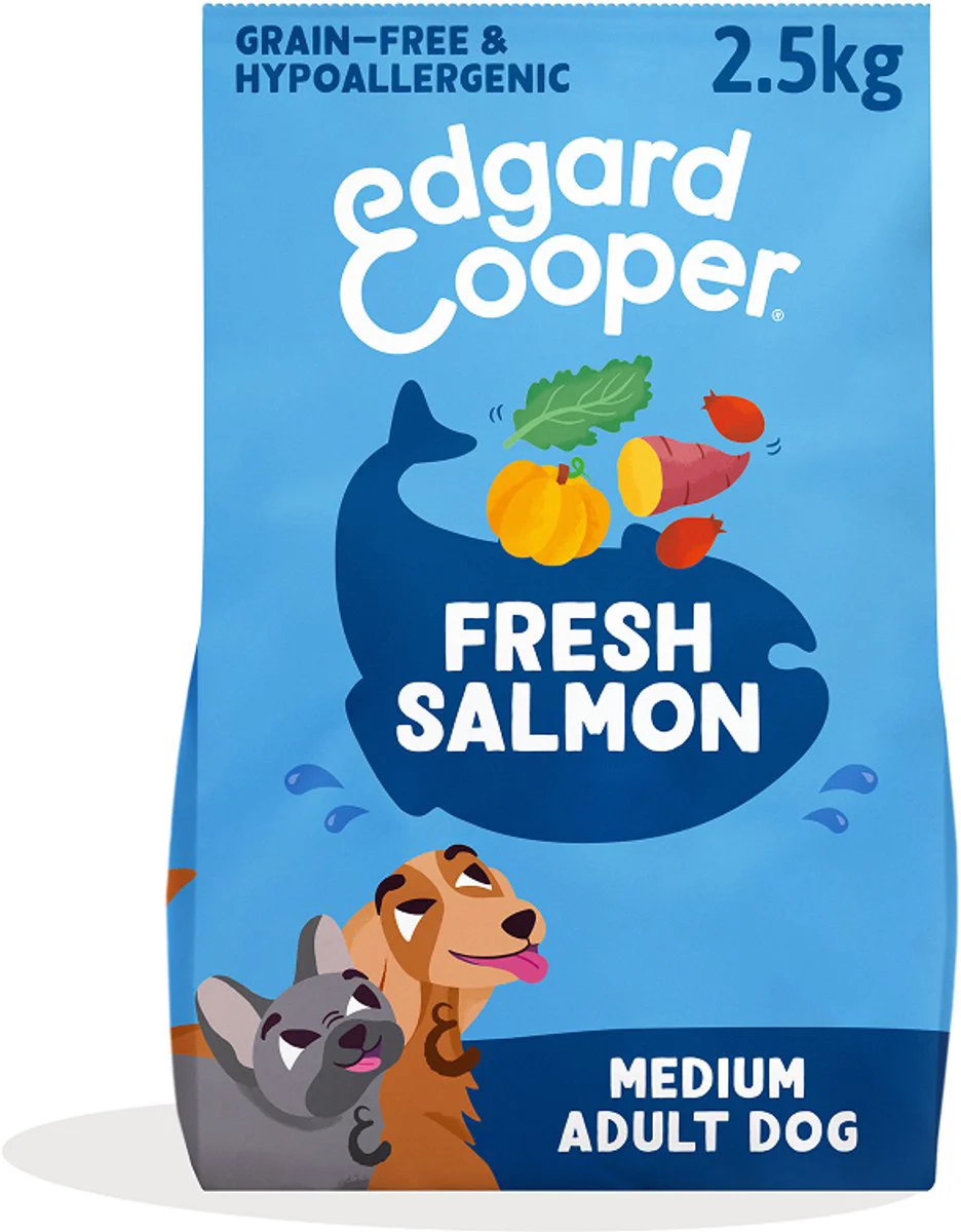 Edgard & Cooper Hondenvoer Droog Noorse Zalm 2,5 kg