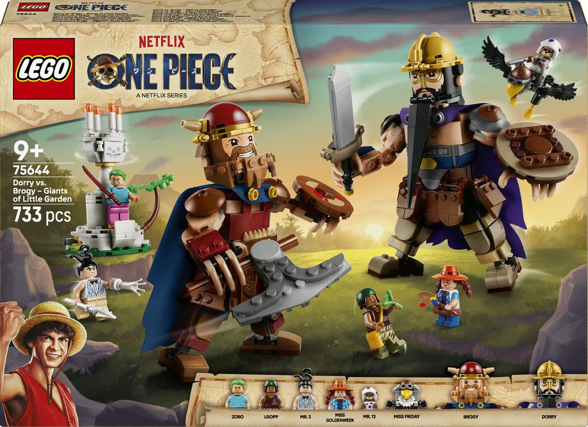 LEGO One Piece Dorry vs. Brogy - Reuzen van Kleine Gaarde 75644