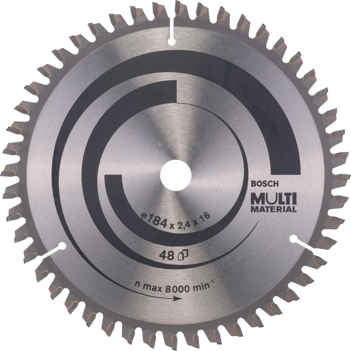 Bosch Professional Cirkelzaagblad PRO Multi Material | Ø 184 x 2,4 x 16mm 48T - 2608640815
