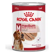12x Royal Canin Medium Adult Hondenvoer Nat 410 gr