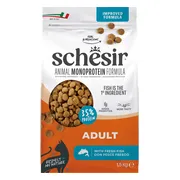 6x Schesir Monoproteïne Kattenvoer Droog Vis 1,5 kg