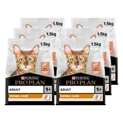 6x Pro Plan Kattenvoer Droog Adult Elegant Derma Care Zalm 1,5 kg