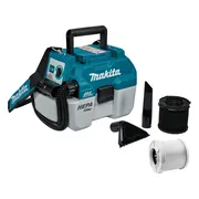 Makita DVC750LZX3 Accu Stofzuiger + Vloeistoffilter 18V Basic Body