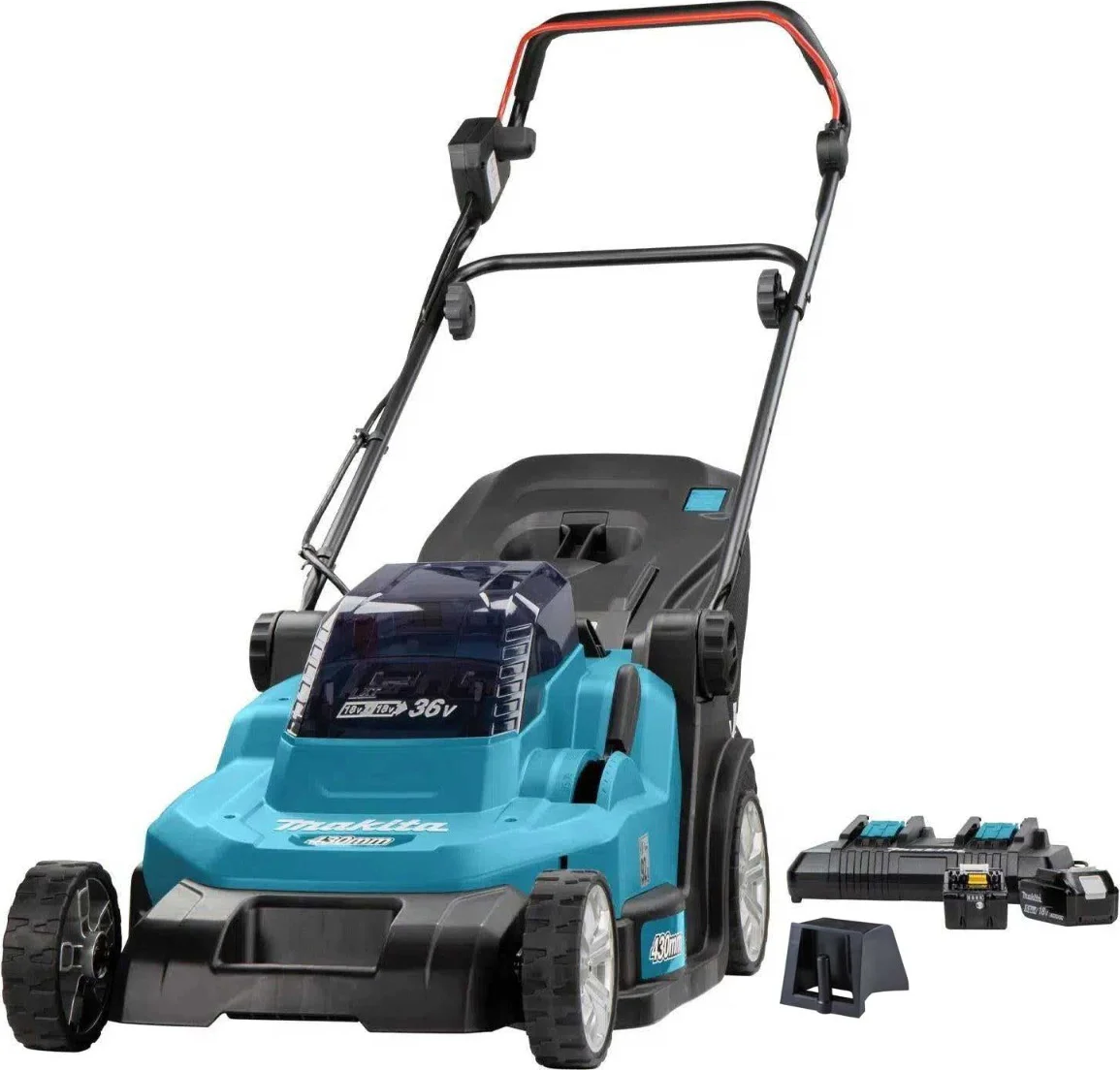 Makita DLM432PT2 Accu Grasmaaier 43cm 2x18V 5.0Ah