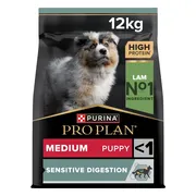 Pro Plan Hondenvoer Droog Puppy Medium Sensitive Digestion Lam 12 kg