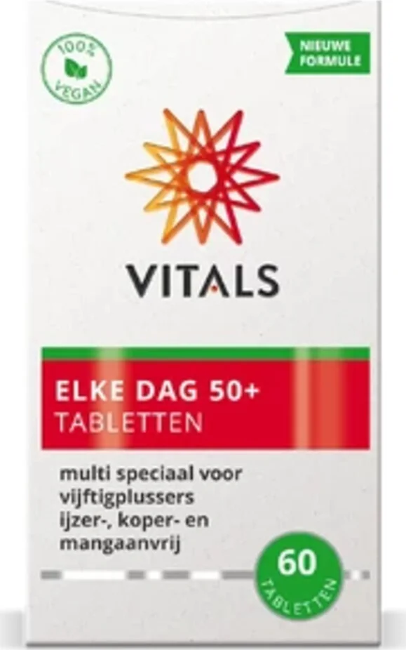 2x Vitals Elke Dag 50+ 60 tabletten