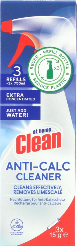 4x At Home Anti-Calc Cleaner Navulling 3 x 15 gr