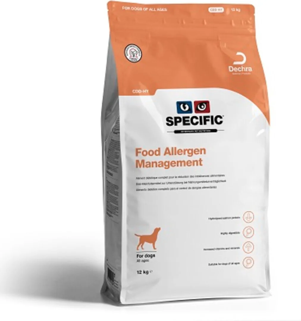 Specific CDD-HY Hondenvoer Food Allergen Management 12 kg
