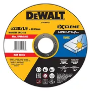 DeWALT DT43909 Doorslijpschijf RVS 230mm
