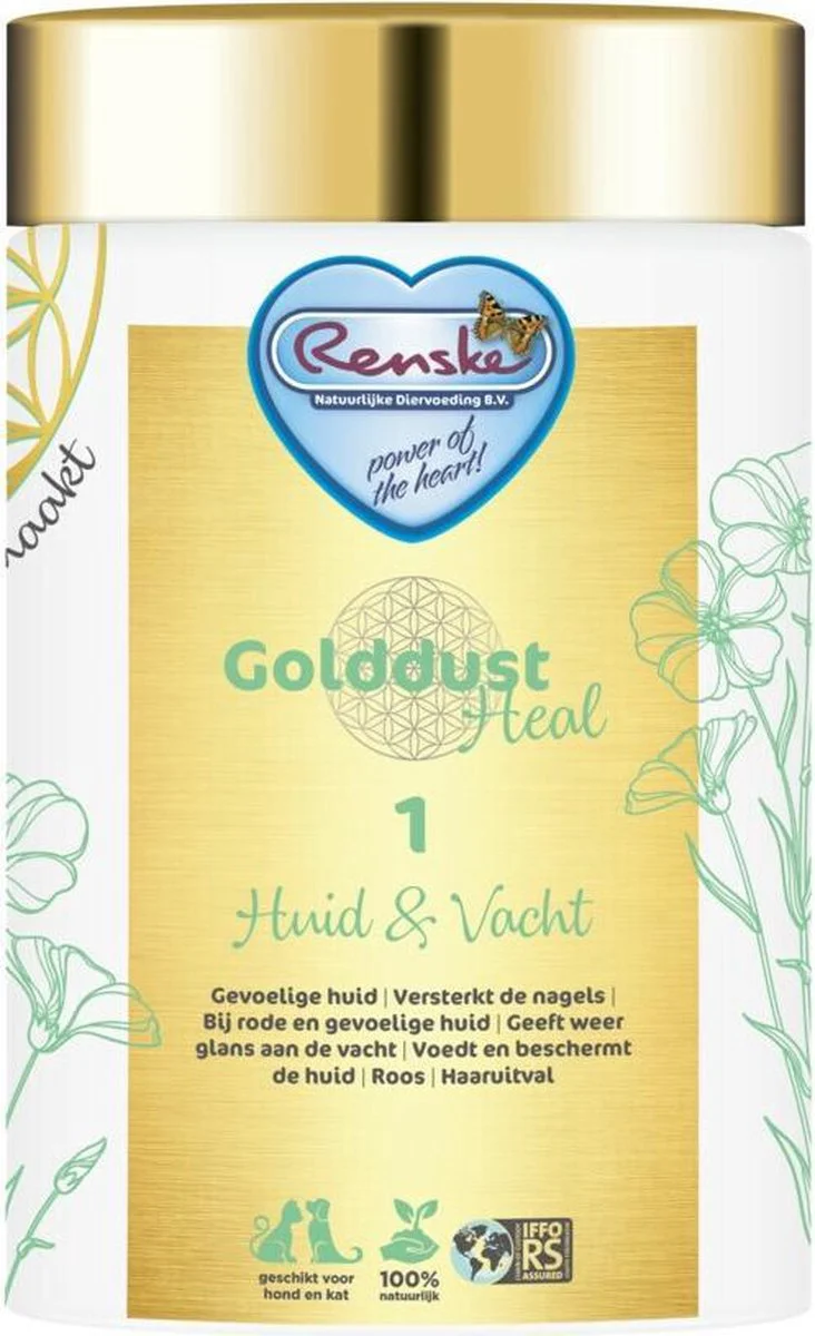 Renske Golddust Heal 1 Huid & Vacht 500 gr