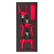 Milwaukee TOOLGUARD™ Foam inlay borgeveertangenset 3-delig - 4932493632