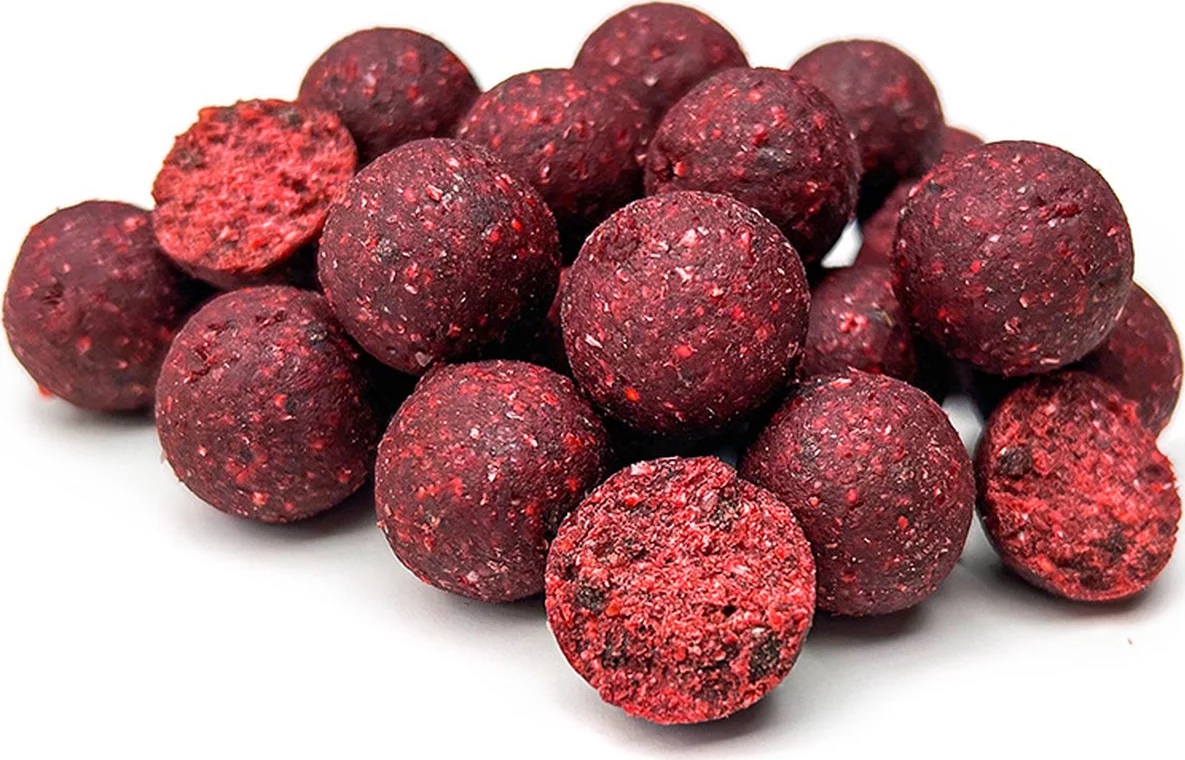 Bloodworm Halibut Boilies 2,5KG - 20MM - 15, 20 en 24MM - Karperaas