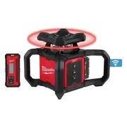 Milwaukee M18 RLOH600-201C ONE-KEY™ Accu rotatielaser Rood + Laserontvanger RD600 - 4933493191